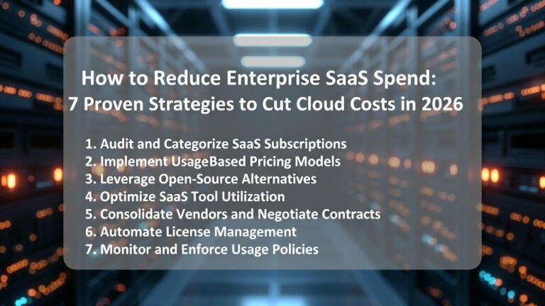 Reduce SaaS spend by 25-30% in 2026 with these 7 strategies. Eliminate shadow IT, right-size licenses, and control Agentic AI costs.