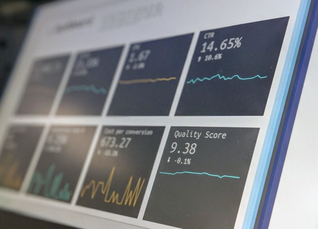 Monitoring screen representing SaaS spend tracking
