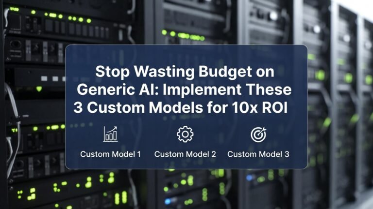 Unlock custom AI solutions for 10x ROI by building tailored models over generic tools. Explore RAG for business, fine-tuning, and predictive AI to boost efficiency and security