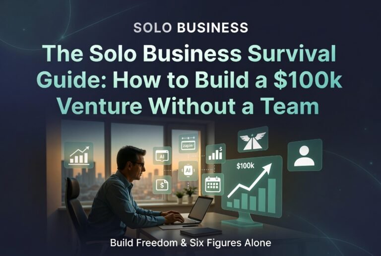 The Solo Business Survival Guide: How to Build a $100k Venture Without a Team