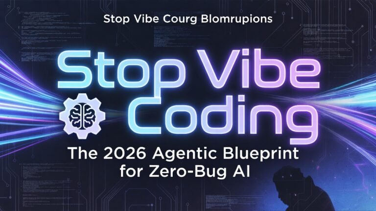 Stop vibe coding disasters costing thousands in bugs and downtime. The 2026 Agentic Blueprint delivers zero-bug code through AI Agentic workflows, MCP environment awareness, and multi-agent orchestration. Shift to Agentic engineering today.