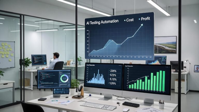 Discover why AI in testing automation slashes QA costs by up to 93% and delivers 300-500% ROI—perfect for SaaS founders seeking profitable edges in 2026.