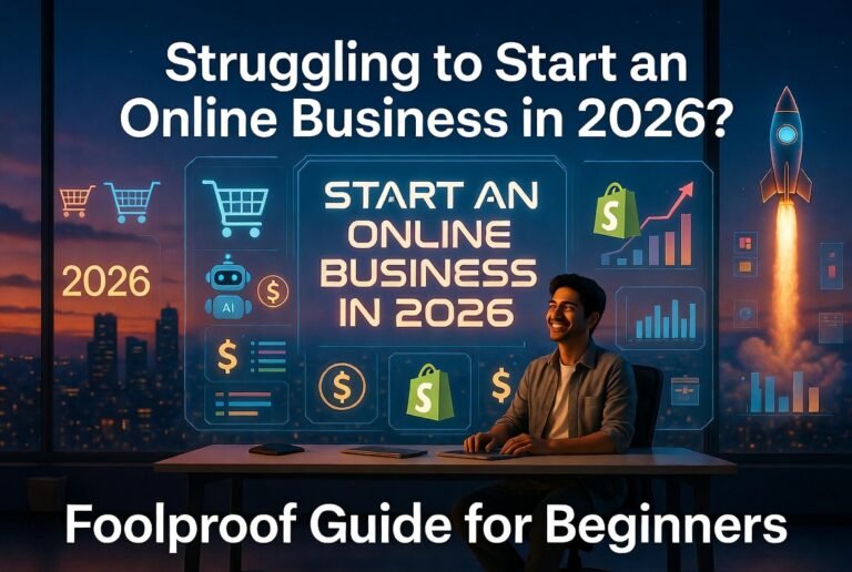 Struggling to start an Online Business in 2026? Discover this foolproof step-by-step guide that helps beginners achieve real success with no experience needed. Start profitably today