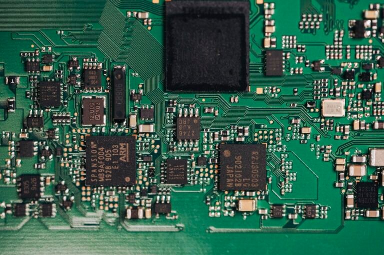 AI agent harness architecture illustrated by a close-up circuit board