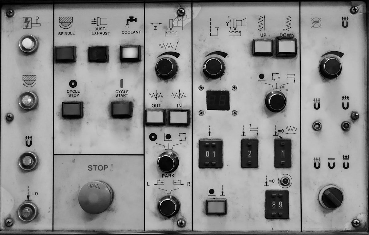 Control panel representing AI agent governance and oversight
