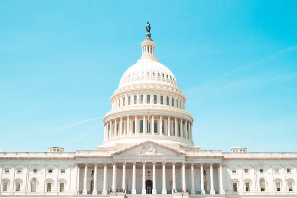 US Capitol representing the AI slowdown policy letter