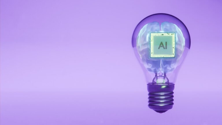 AI brain concept inside a lightbulb, representing GPT-6 Astra and OpenAI's AGI era claim