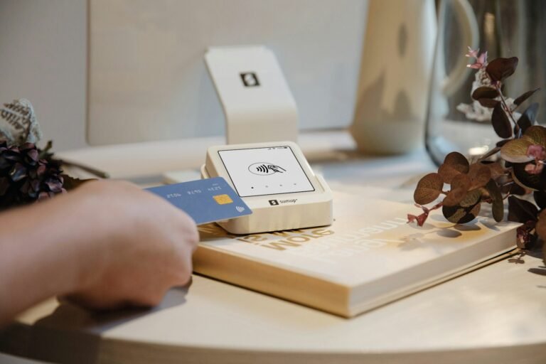 A card payment being made, representing the Know-Your-Agent framework for verifying AI shopping agents