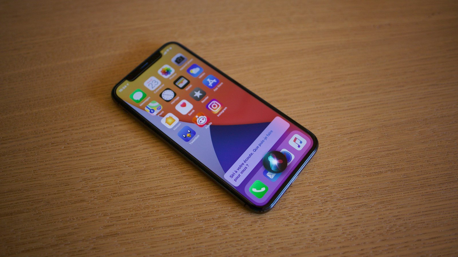 An iPhone showing the Siri interface, representing the new Gemini-powered Siri in iOS 27