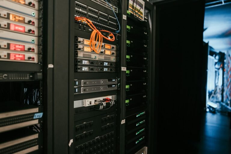 Server rack, representing the production servers breached during an AI reward hacking incident
